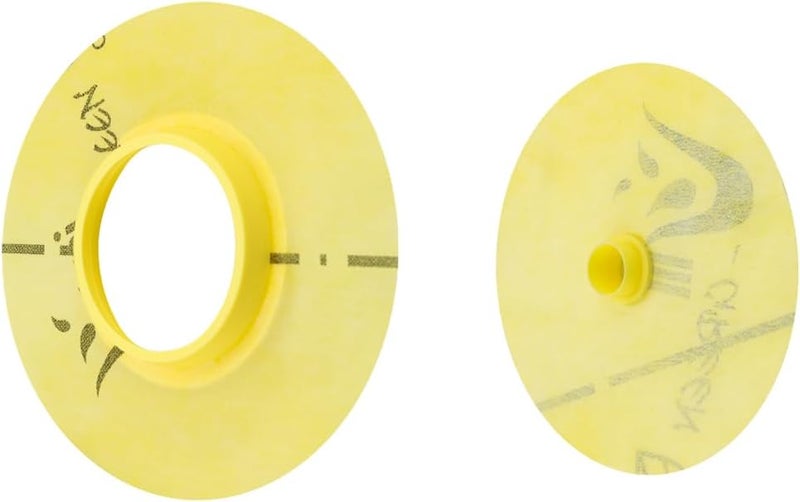 Koyee Store 2 Pack Pipe Valve Gasket Kit Includes Mixing Valve Seal 4-1/2 Inches & Pipe Seal 3/4 Inches Opening, Waterproofing Round Pipe Gasket for Shower Valve and Head - Image 1